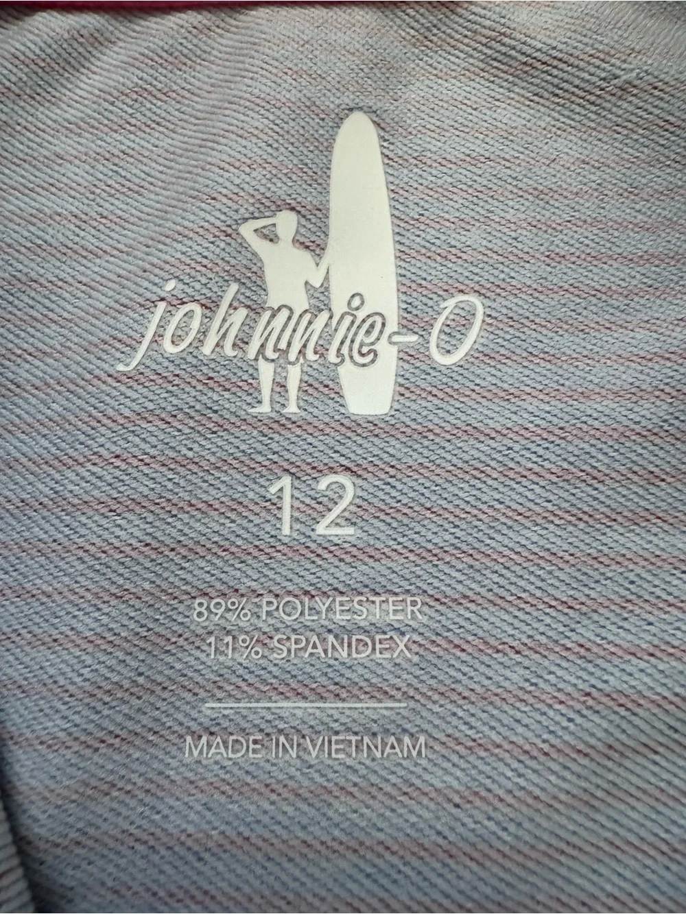 johnnie-O Striped Quarter-Zip Pullover Boys size 12
